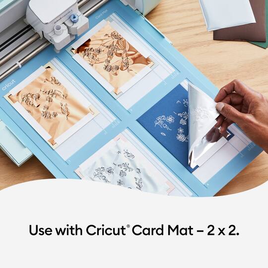 Cricut® R40 Foil Transfer Insert Cards, Royal Flush Sampler